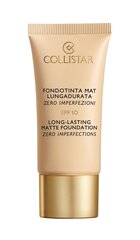 Matistav jumestuskreem Collistar Long-Lasting Matte SPF10 30 ml, 1 avorio цена и информация | Пудры, базы под макияж | kaup24.ee