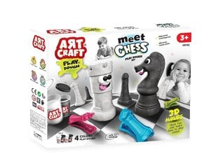 Malelaud koos vormidega Art Craft Play Dough hind ja info | Lauamängud ja mõistatused | kaup24.ee