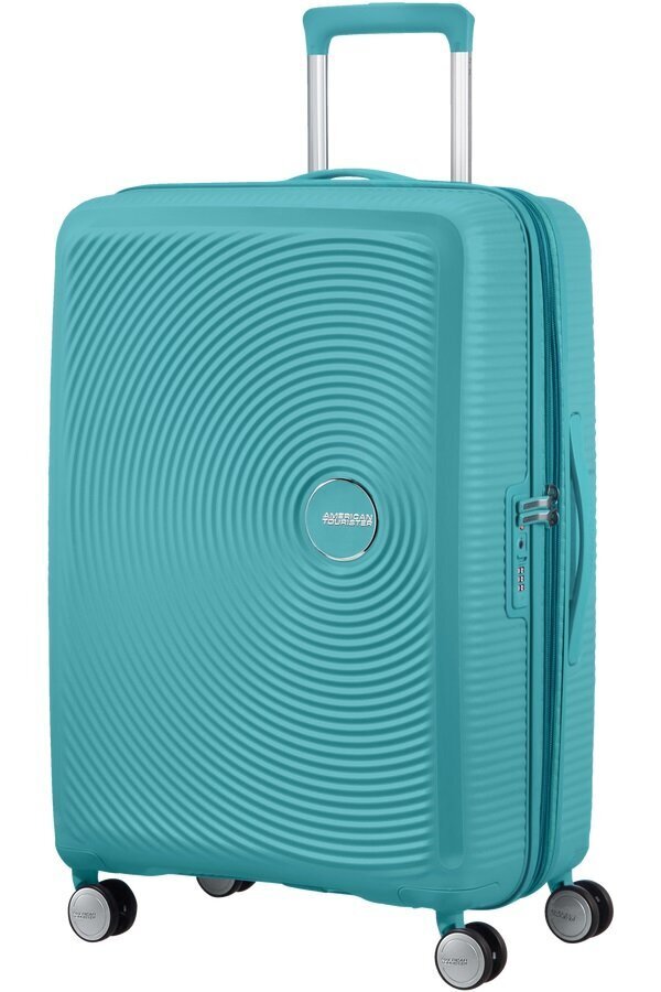 Keskmine reisikohver American Tourister Soundbox Spinner Expandable 67 cm, Turquise Tonic цена и информация | Kohvrid, reisikotid | kaup24.ee