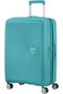 Keskmine reisikohver American Tourister Soundbox Spinner Expandable 67 cm, Turquise Tonic hind ja info | Kohvrid, reisikotid | kaup24.ee