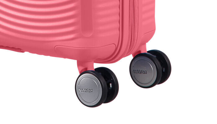 Keskmine reisikohver American Tourister Soundbox Spinner Expandable 67 cm, Sun Kissed Coral цена и информация | Kohvrid, reisikotid | kaup24.ee