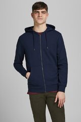 Толстовка мужская JJEBASIC 12181901 Navy Blazer, синяя цена и информация | свитер e193 - черный | kaup24.ee