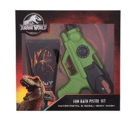 Vannikomplekt lastele Universal Jurassic World: dušigeel 150 ml + veepüss цена и информация | Масла, гели для душа | kaup24.ee