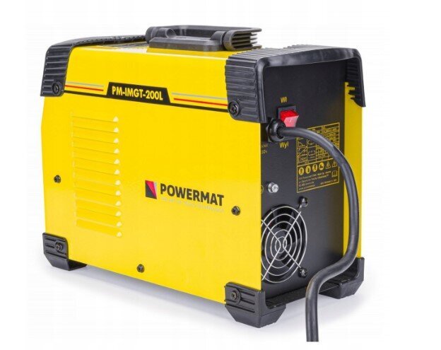 Powermat poolautomaatne keevitusmasin PM-IMGT-200L 20-200 MIG / MAG / FCAW / MMA / TIG hind ja info | Keevitusseadmed | kaup24.ee