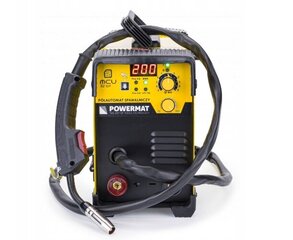 Powermat poolautomaatne keevitusmasin PM-IMGT-200L 20-200 MIG / MAG / FCAW / MMA / TIG hind ja info | Keevitusseadmed | kaup24.ee