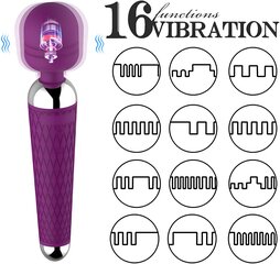 Vibraator LIVMAN Magic Wand 16 vibratsioonirežiimiga hind ja info | Vibraatorid | kaup24.ee