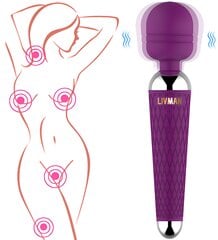 Vibraator LIVMAN Magic Wand 16 vibratsioonirežiimiga hind ja info | Vibraatorid | kaup24.ee