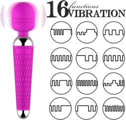 Vibraator LIVMAN Magic Wand 16 vibratsioonirežiimiga hind ja info | Vibraatorid | kaup24.ee