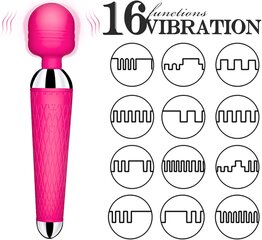 Vibraator LIVMAN Magic Wand 16 vibratsioonirežiimiga hind ja info | Vibraatorid | kaup24.ee