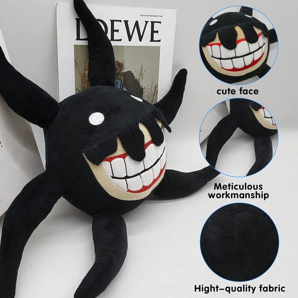 Pehme plüüsist mänguasi Monster Horror Black, 30cm hind ja info | Pehmed mänguasjad | kaup24.ee