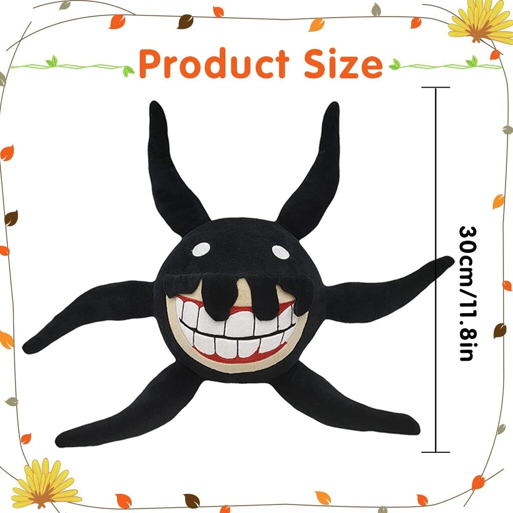 Pehme plüüsist mänguasi Monster Horror Black, 30cm hind ja info | Pehmed mänguasjad | kaup24.ee