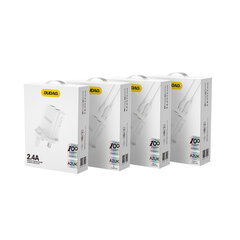 Dudao UK 2xUSB-A 2.4A, USB-A - Lightning hind ja info | Mobiiltelefonide laadijad | kaup24.ee