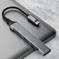 Dudao HUB 4in1 USB-C - 4x USB-A (3 x USB2.0 / USB3.0) 6.3cm (A16T) hind ja info | USB jagajad, adapterid | kaup24.ee