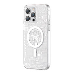 Kingxbar PQY Geek iPhone 14 Pro MagSafe, hõbedane hind ja info | Telefoni kaaned, ümbrised | kaup24.ee