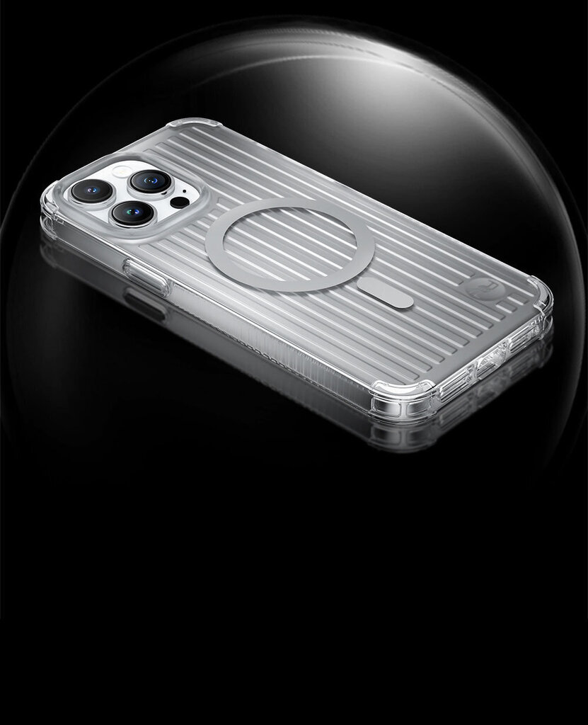 Kingxbar PQY Go Out iPhone 14 Pro Max MagSafe, hõbedane цена и информация | Telefoni kaaned, ümbrised | kaup24.ee