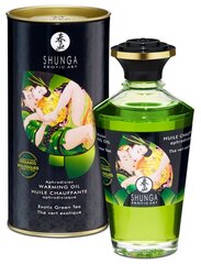 Soojendav afrodisiaakumõli Shunga Exotic Green Tea, 100 ml hind ja info | Massaažiõlid | kaup24.ee