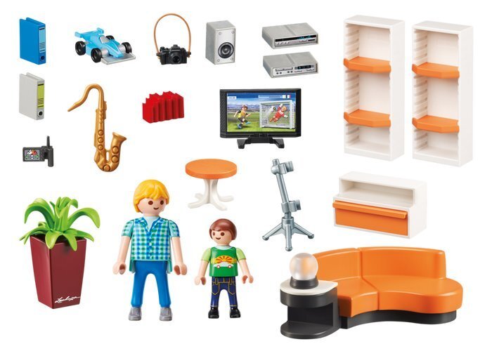 9267 PLAYMOBIL® City Life, Elutuba цена и информация | Klotsid ja konstruktorid | kaup24.ee