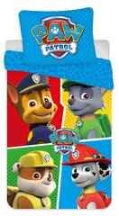 Laste voodipesukomplekt Paw Patrol 140x200 cm, 2 osa цена и информация | Детское постельное бельё | kaup24.ee