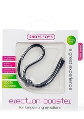 Зажим для пениса Shots Toys Erection Booster, черный цена и информация | Эрекционные кольца, насадки на пенис | kaup24.ee