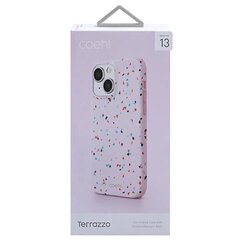 Telefoniümbris Uniq etui Coehl Terrazzo iPhone 13 6,1", roosa цена и информация | Чехлы для телефонов | kaup24.ee