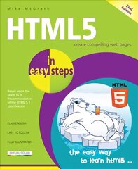 HTML5 in easy steps 2nd edition hind ja info | Majandusalased raamatud | kaup24.ee