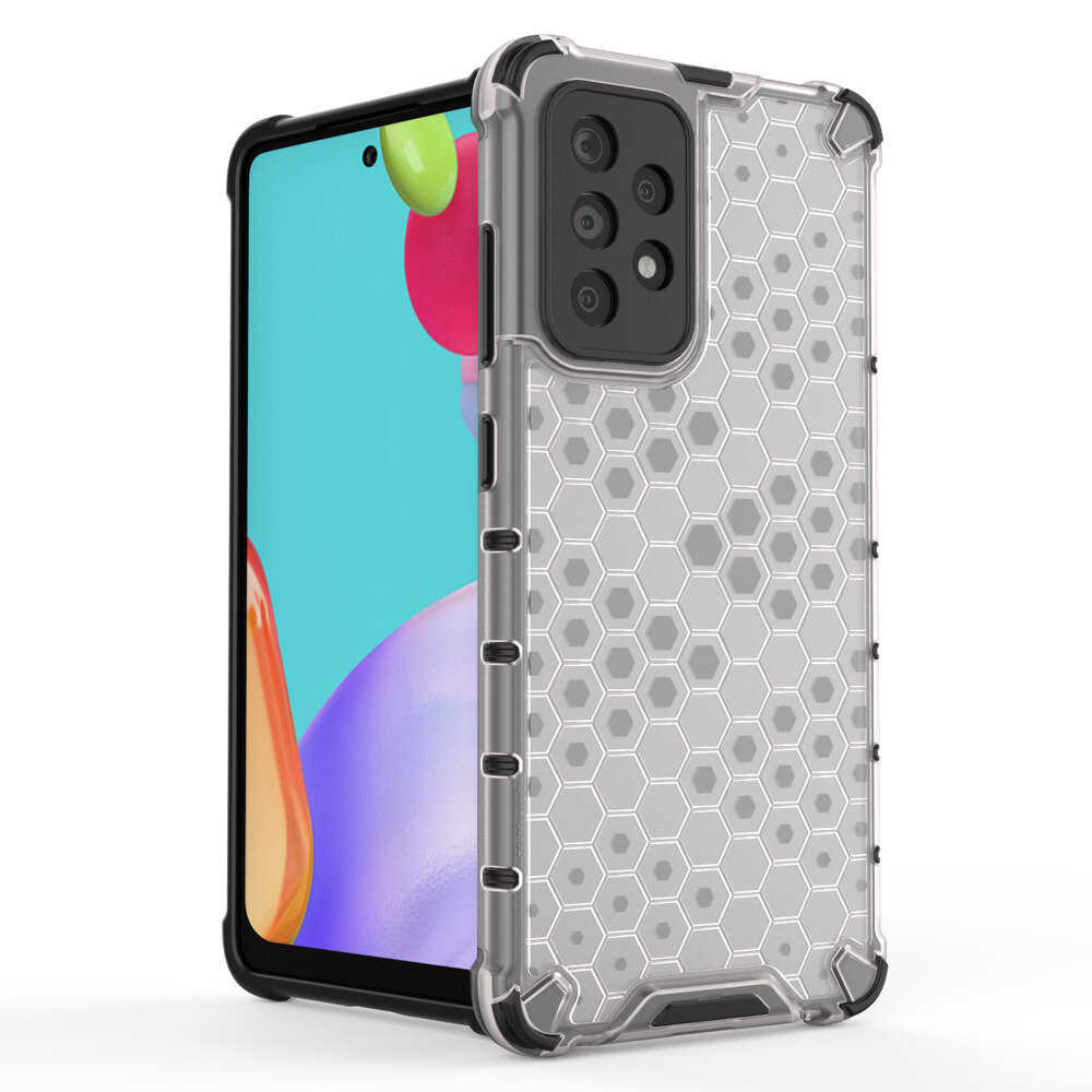 Telefoniümbris Honeycomb Case armor cover with Tpu Bumper for Samsung Galaxy A52s 5G / A52 5G / A52 4G, läbipaistev цена и информация | Telefoni kaaned, ümbrised | kaup24.ee