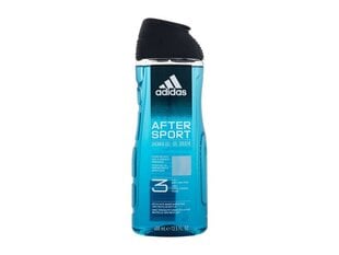 Гель для душа для мужчин Adidas After Sport 3в1, 400 мл цена и информация | Adidas Умные часы и браслеты | kaup24.ee