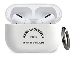 Karl Lagerfeld KLACAPSILRSGWH для AirPods Pro, белый цена и информация | Наушники | kaup24.ee