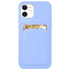 Telefoniümbris Card Case Silicone Wallet Wallet With Card Slot Documents For Samsung Galaxy A72 4G, lilla цена и информация | Чехлы для телефонов | kaup24.ee