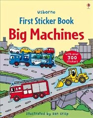 First Sticker Book Big Machines цена и информация | Книги для малышей | kaup24.ee