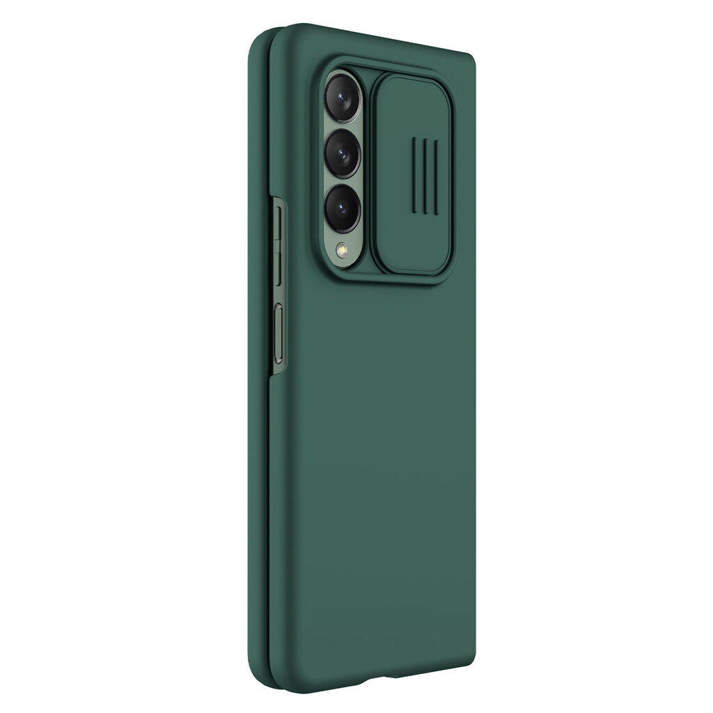 Telefoniümbris Nillkin CamShield Silky Silicone Case Cover with Camera Cover for Samsung Galaxy Z Fold 3, roheline цена и информация | Telefoni kaaned, ümbrised | kaup24.ee