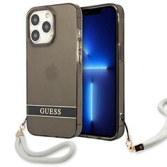 Telefoniümbris Guess GUHCP13XHTSGSK iPhone 13 Pro Max 6,7", must hind ja info | Telefoni kaaned, ümbrised | kaup24.ee