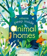 Peep Inside Animal Homes UK hind ja info | Väikelaste raamatud | kaup24.ee
