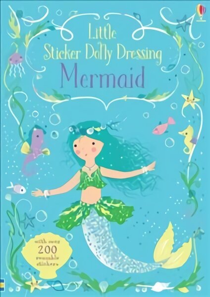 Little Sticker Dolly Dressing Mermaid hind ja info | Väikelaste raamatud | kaup24.ee