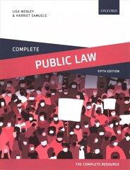 Complete Public Law: Text, Cases, and Materials 5th Revised edition hind ja info | Majandusalased raamatud | kaup24.ee