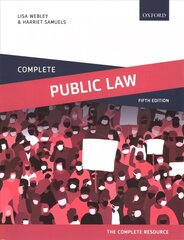 Complete Public Law: Text, Cases, and Materials 5th Revised edition цена и информация | Книги по экономике | kaup24.ee