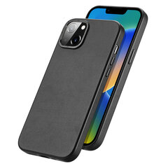 Telefoniümbris Dux Ducis Grit Leather Case for iPhone 14 Elegant Faux Leather Cover (MagSafe Compatible), must hind ja info | Telefoni kaaned, ümbrised | kaup24.ee