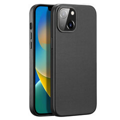 Telefoniümbris Dux Ducis Grit Leather Case for iPhone 14 Plus Elegant Faux Leather Cover (MagSafe Compatible), must hind ja info | Telefoni kaaned, ümbrised | kaup24.ee