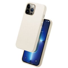 Telefoniümbris Dux Ducis Roma leather case for iPhone 13 Pro Max elegant genuine leather case, valge цена и информация | Чехлы для телефонов | kaup24.ee