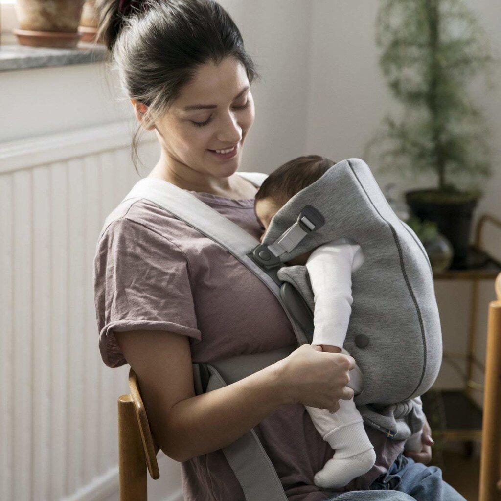 Kandekott Babybjörn Mini Carrier, Light Grey цена и информация | Kõhukotid | kaup24.ee