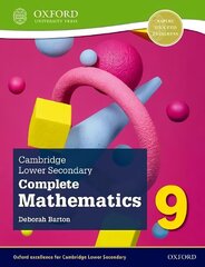 Cambridge Lower Secondary Complete Mathematics 9: Student Book (Second Edition) 2 hind ja info | Noortekirjandus | kaup24.ee