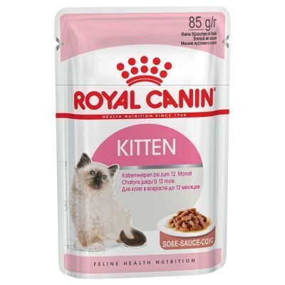 Konserv kassipoegadele Royal Canin Kitten Instinctive In Gravy Pouch 12x85 g цена и информация | Konservid kassidele | kaup24.ee