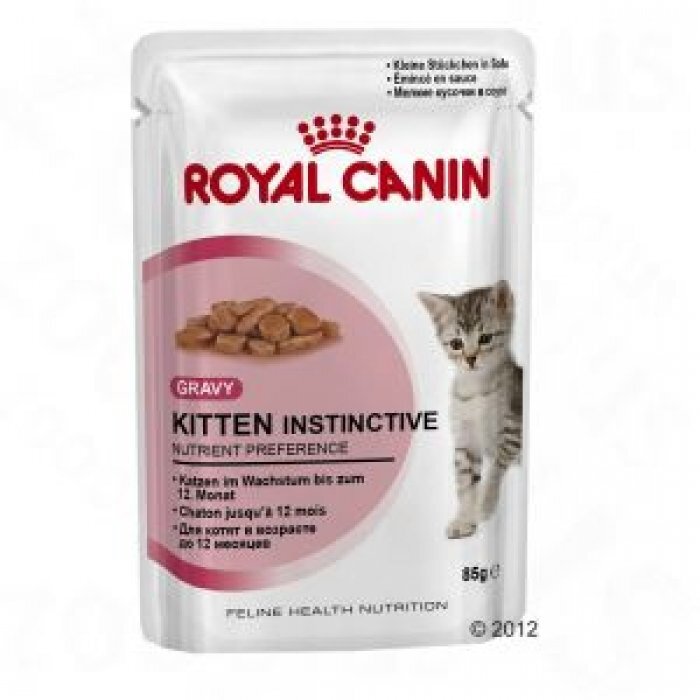 Konserv kassipoegadele Royal Canin Kitten Instinctive In Gravy Pouch 12x85 g hind ja info | Konservid kassidele | kaup24.ee
