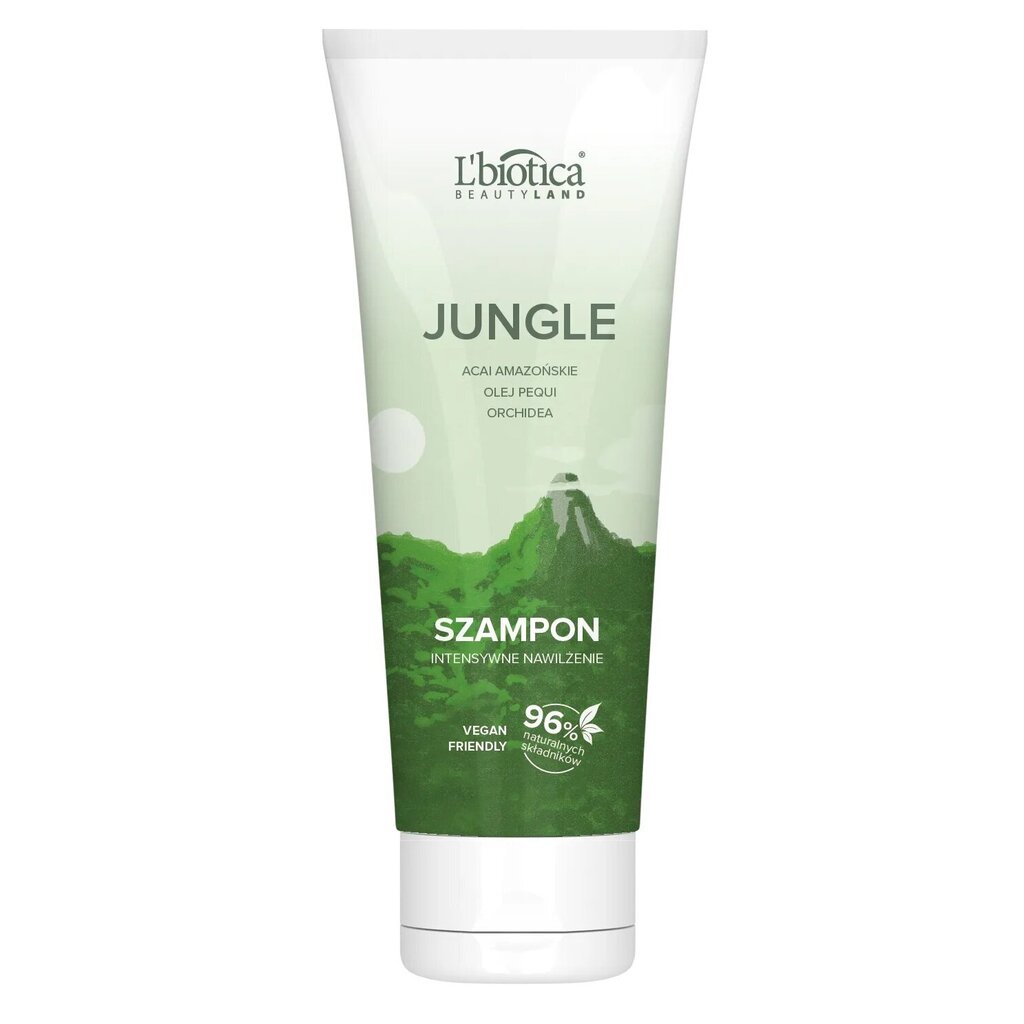 Juuksešampoon Acai Amazonian, Pequi Oil and Orchid L'biotica Beauty Land Jungle, 200ml цена и информация | Šampoonid | kaup24.ee