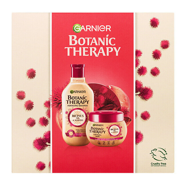 Komplekt Garnier Ricinus Oil & Almond: šampoon, 250 ml + juuksemask, 300 ml цена и информация | Šampoonid | kaup24.ee