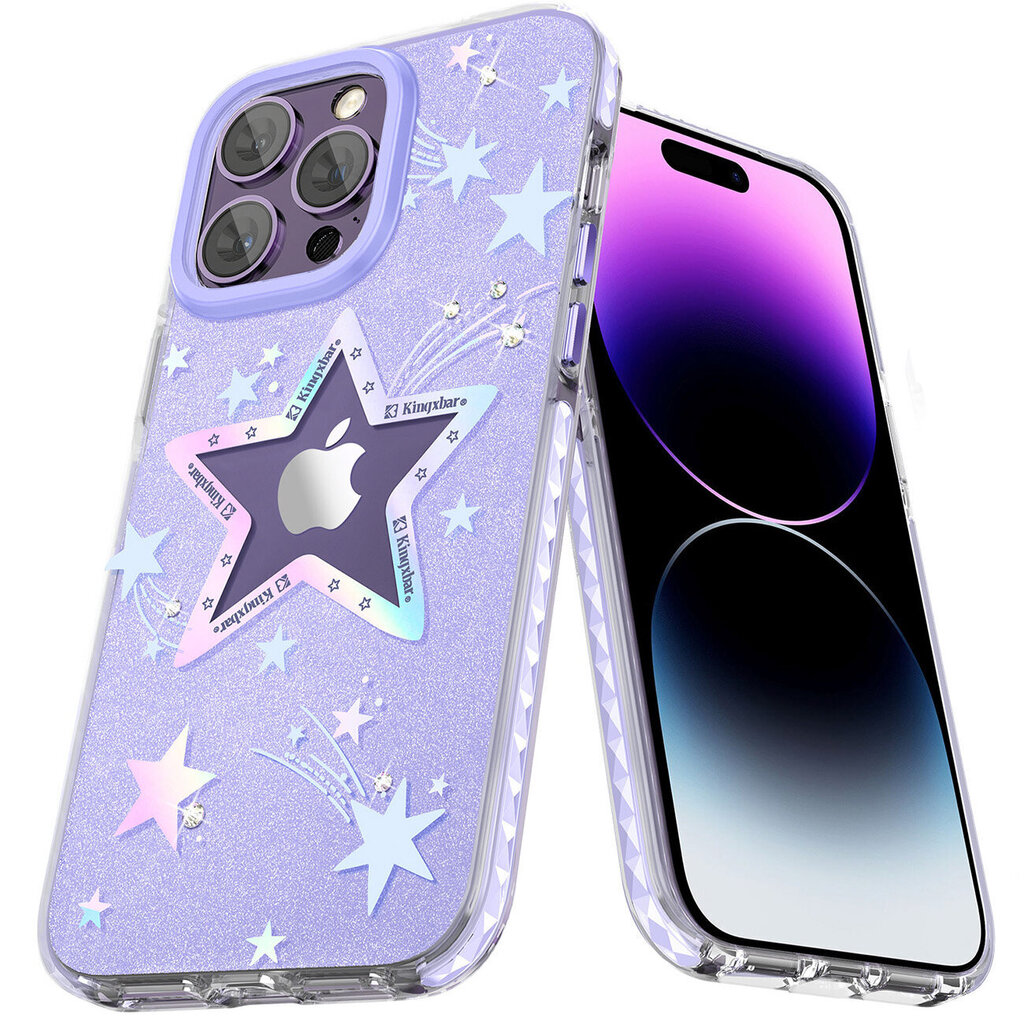 Kingxbar Heart Star iPhone 14 Plus, lilla hind ja info | Telefoni kaaned, ümbrised | kaup24.ee