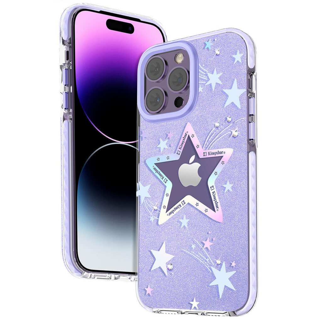 Kingxbar Heart Star iPhone 14 Plus, lilla hind ja info | Telefoni kaaned, ümbrised | kaup24.ee