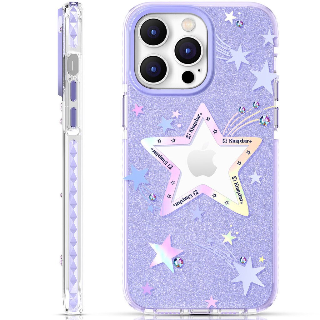 Kingxbar Heart Star iPhone 14 Plus, lilla hind ja info | Telefoni kaaned, ümbrised | kaup24.ee