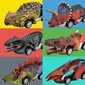 Autode komplekt - Dinosaur Truck Set hind ja info | Poiste mänguasjad | kaup24.ee