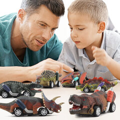 Autode komplekt - Dinosaur Truck Set hind ja info | Dino Lapsed ja imikud | kaup24.ee